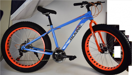Велосипед 2-х колес 26&quot; FUL-1826B (1шт) синий, подножка, руч.тормоз Фото