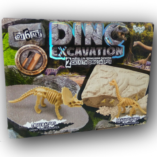 Творчество. Проведение раскопок &quot;DINO EXCAVATION&quot; динозавры Фото
