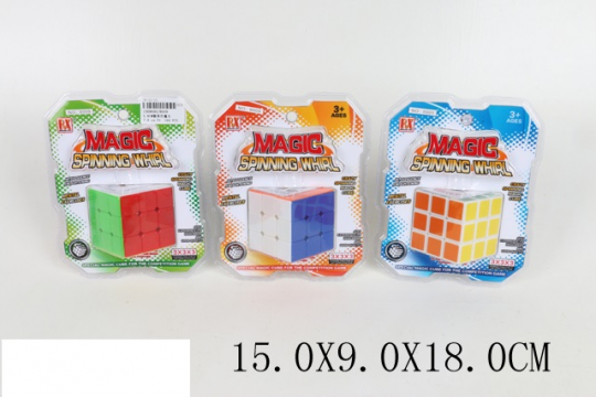 Кубик логика, для Спидкубинга, 3 вида микс, в слюде 15*9*18см (144шт/2) Фото