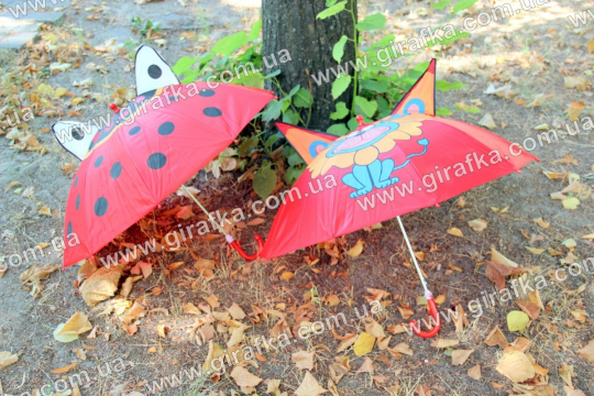 Зонт D01821 с ушками 4 вида Фото