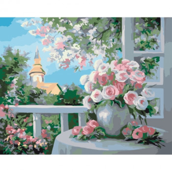 Картины по номерам - Шарм цветущего сада (КНО2204)