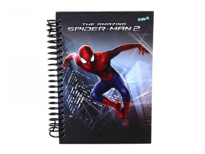 Блокнот карт. обложка, спир., 80л., А6 Spider-Man /1/50/100/