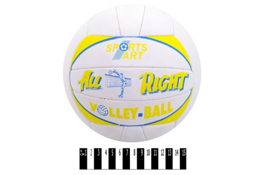 Мяч волейбольный ALL RIGHT ПВХ, латексная камера /100/ Фото