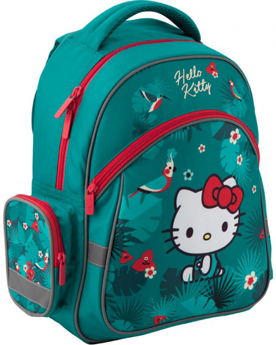 Рюкзак школьный Kite Education Hello Kitty 37.5х29х13 см 11.5 л Нефритовый (HK19-521S) Фото