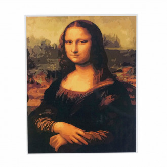 Картина &quot;Мона Лиза&quot; по номерам 50*65см, в кор.66*51см  (20шт)