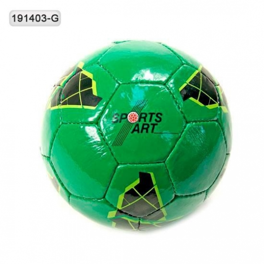 Мяч футбол 191403-G ЗЕЛЕНЫЙ, PU 4 слоя, №5, 420 г Фото