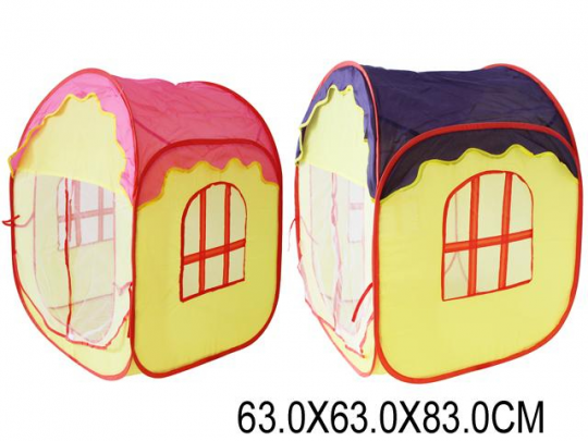 Палатка-домик 4005 (48шт/2) 2 цвета, в сумке 63*3*83см Фото