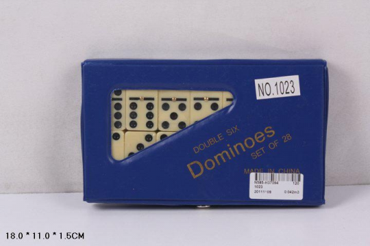 Домино B00494 (1023) (60шт) в коробке 18*11*1, 5см Фото
