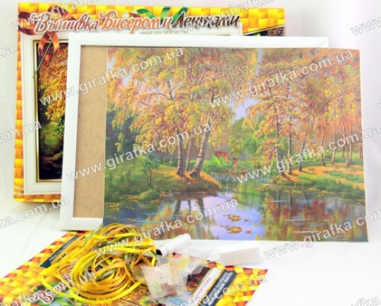 Вышивка бисером и лентами Осень + фото набора внутри Фото