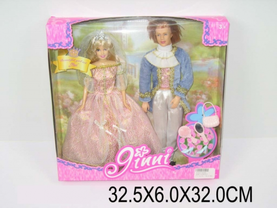 Кукла типа &quot;Барби с Кеном&quot;, 2 вида, в кор.32х6х32 /24-2/ Фото