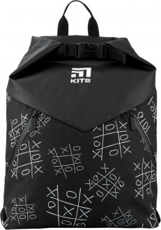 Рюкзак для города Kite City унисекс 300 г 42x34x22 см 24.5 л Черный (K20-920L-2)