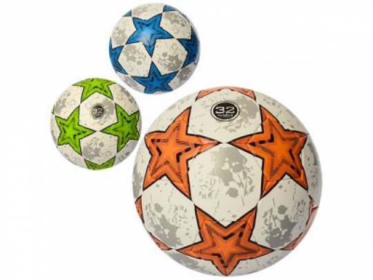 Мяч футбольный 2500-66ABC (30шт) размер5,ПУ1,4мм,32панели,ручн.работа,400-420г,3цвета, Фото