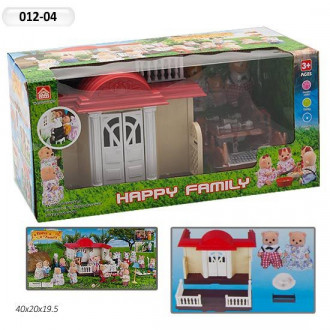 Животные флоксовые 012-04 (12шт) Happy Family, в короб.41*20, 5*17, 5см