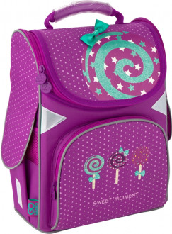Рюкзак школьный каркасный GoPack Education для девочек 900 г 34x26x13 11 л Lollipop (GO20-5001S-8)