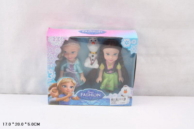 Кукла &quot;Frozen &quot; YX018B 2 сестры, снеговик