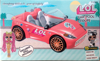Машина для куклы LOL/Frozen Кабриолет YR-4/4B