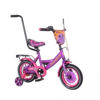 Велосипед TILLY Monstro 12&quot; T-212211 purple+pink /1/